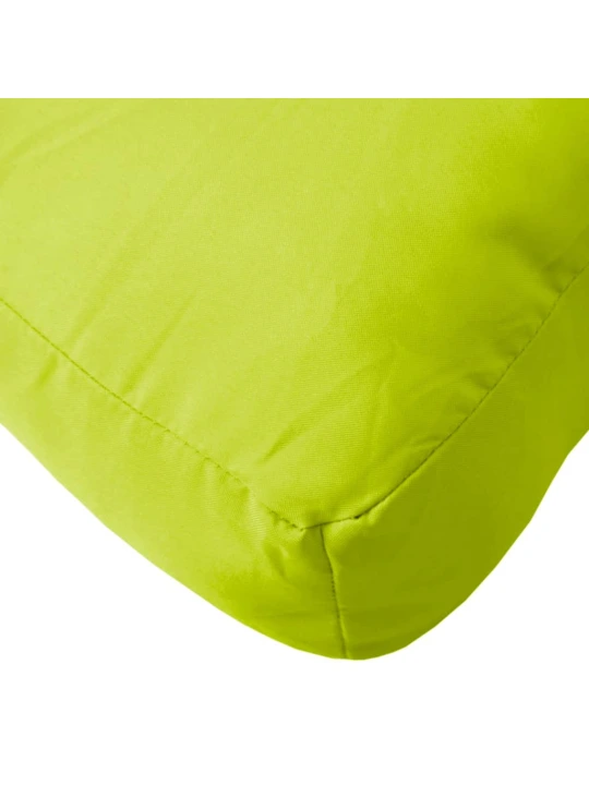 Podušky na palety 7 ks jasně zelené textil