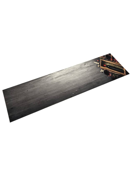 Kuchyňský koberec omyvatelný Láhev vína 60 x 300 cm samet