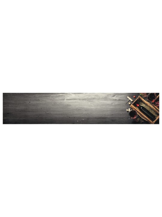 Kuchyňský koberec omyvatelný Láhev vína 60 x 300 cm samet