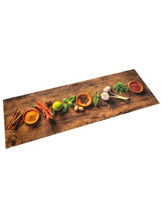 Kuchyňský koberec omyvatelný koření 60 x 300 cm samet