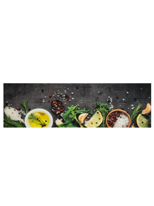 Kuchyňský koberec omyvatelný koření 45 x 150 cm samet