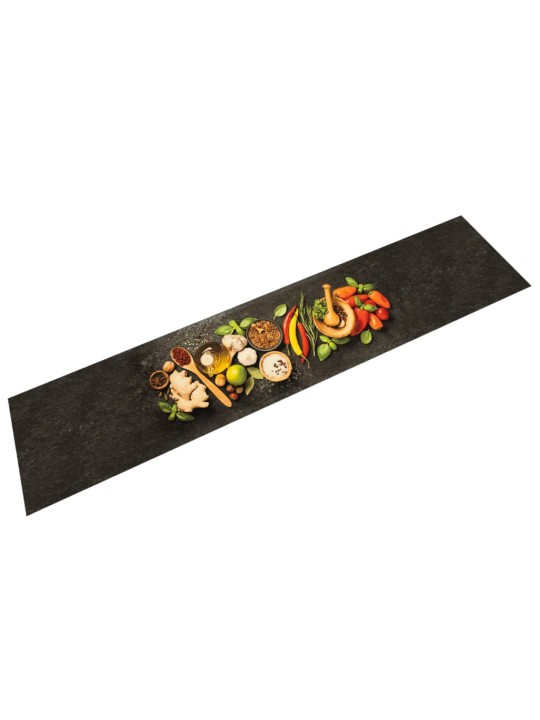 Kuchyňský koberec omyvatelný koření 60 x 300 cm samet
