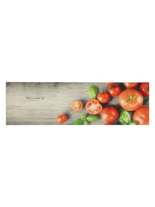 Kuchyňský koberec omyvatelný Rajčata 45 x 150 cm samet