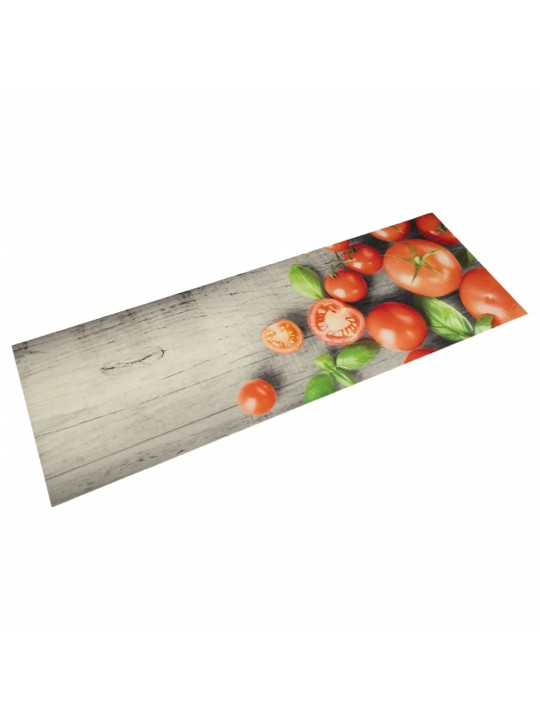Kuchyňský koberec omyvatelný Rajčata 60 x 180 cm samet