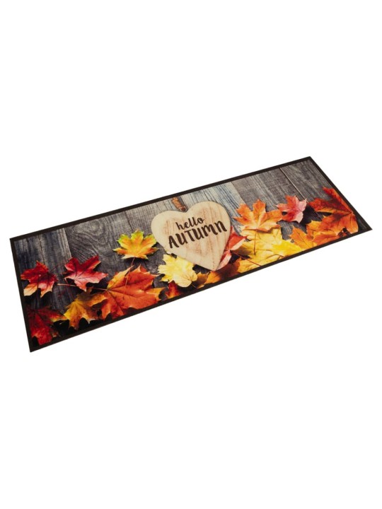 Kuchyňský koberec omyvatelný podzim 60 x 180 cm samet
