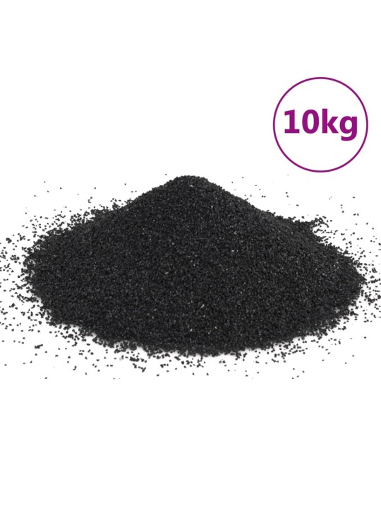 Akvarijní písek 10 kg černý 0,2–2 mm