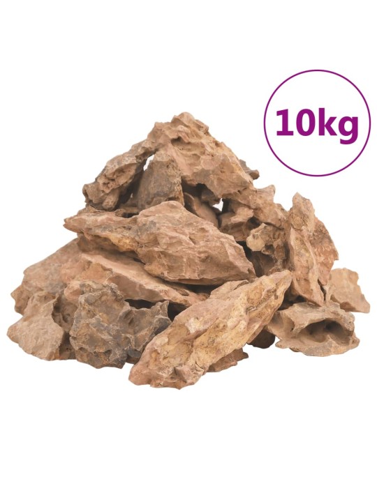 Lávové kameny 10 kg hnědé 1–10 cm