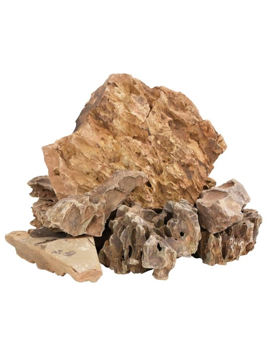 Dračí kameny 10 kg hnědé 5–30 cm