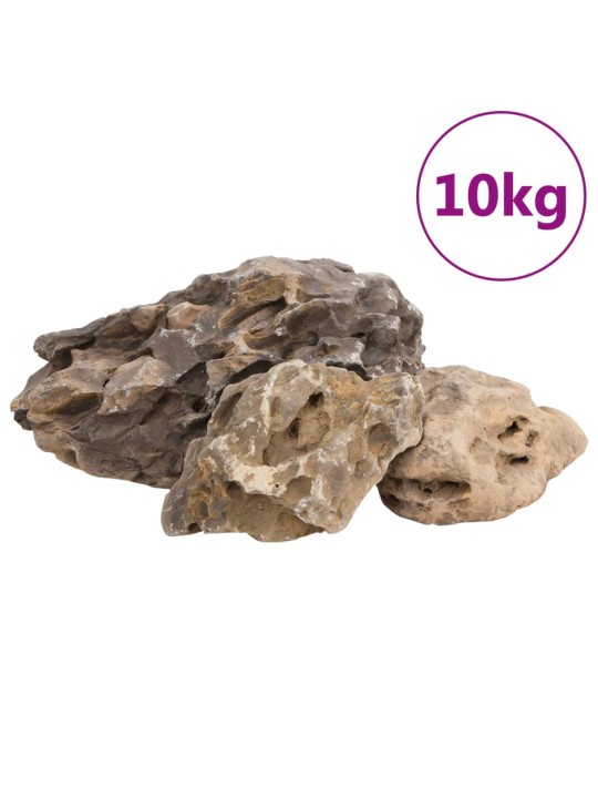 Dračí kameny 10 kg šedé 10–40 cm