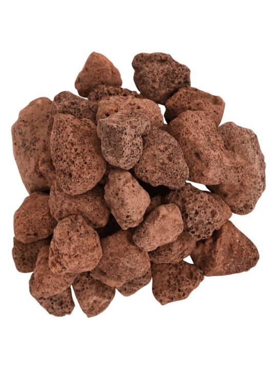 Sopečné kameny 25 kg červené 3–5 cm