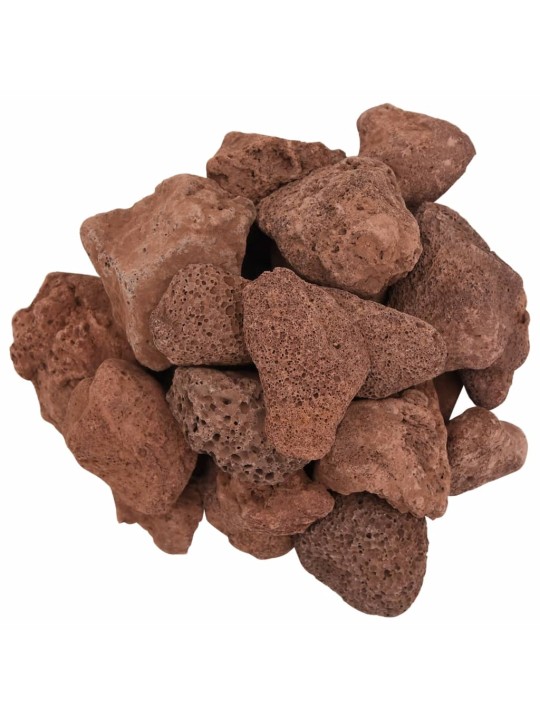 Sopečné kameny 10 kg červené 5–8 cm
