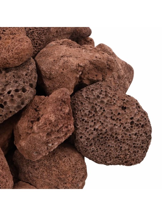 Sopečné kameny 10 kg červené 5–8 cm