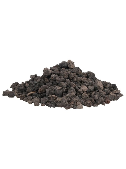 Sopečné kameny 10 kg černé 1–2 cm