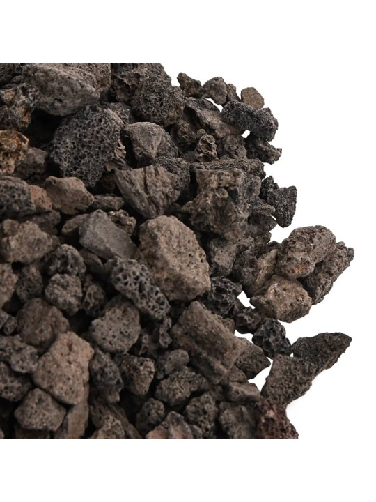 Sopečné kameny 10 kg černé 1–2 cm