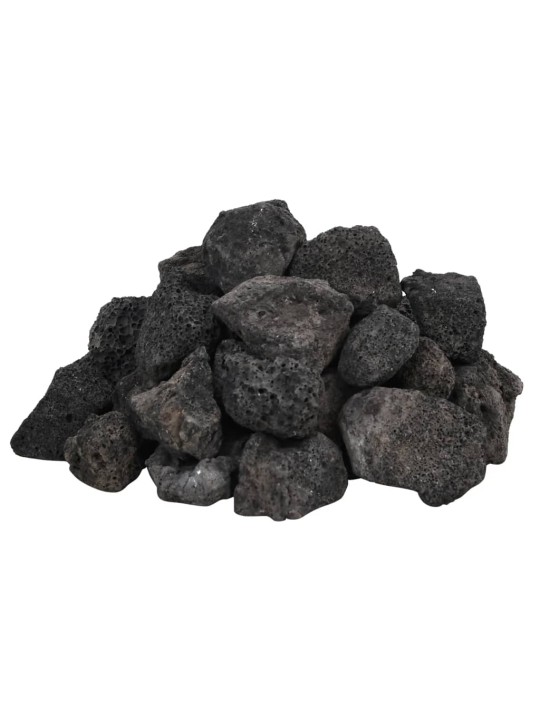 Sopečné kameny 25 kg černé 3–5 cm