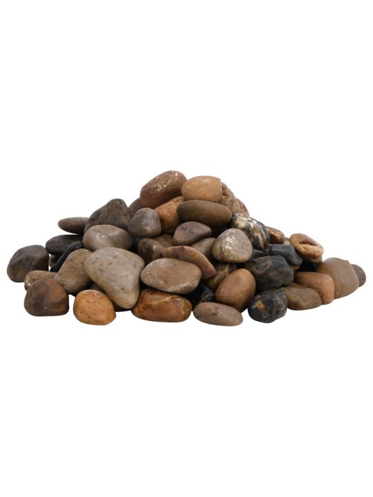 Leštěné oblázky 10 kg mix barev 2–5 cm