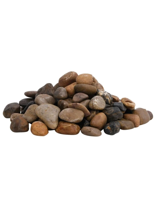 Leštěné oblázky 10 kg mix barev 2–5 cm