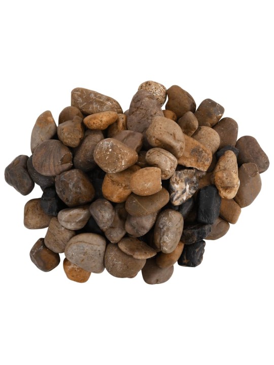 Leštěné oblázky 25 kg mix barev 2–5 cm