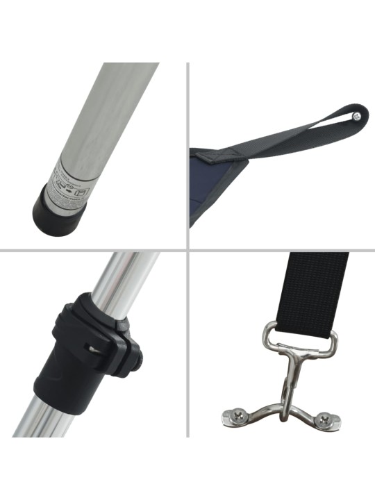 Sada nástavce na t-top stříšku modrá 170 x 170 x (113–182,5) cm