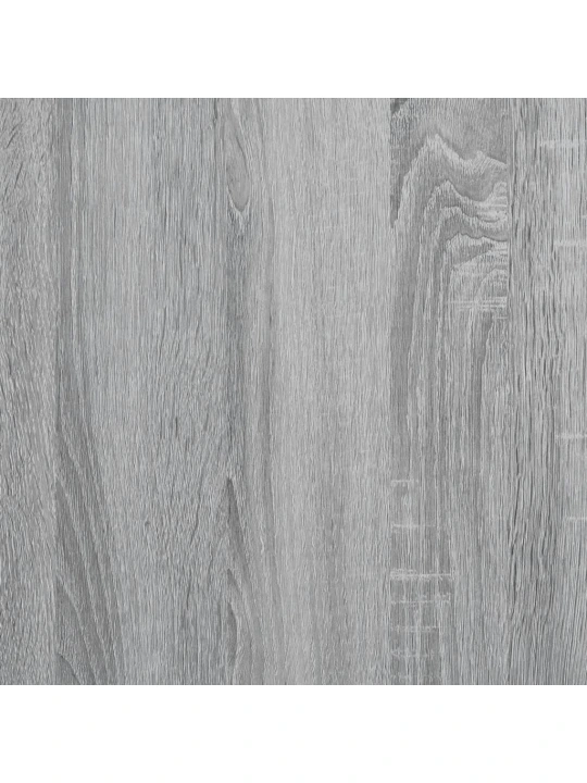 Rám postele šedý sonoma 90 x 200 cm kompozitní dřevo a kov