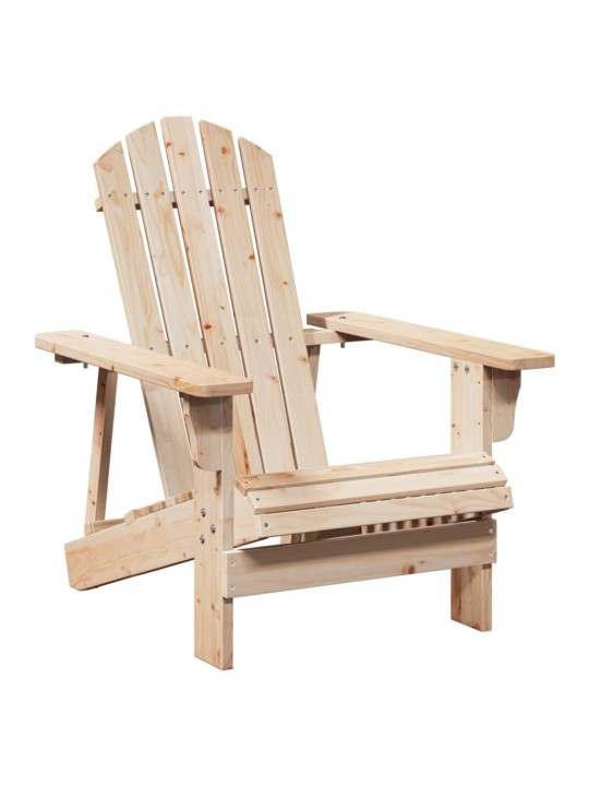 Židle Adirondack s podnožkou masivní jedle