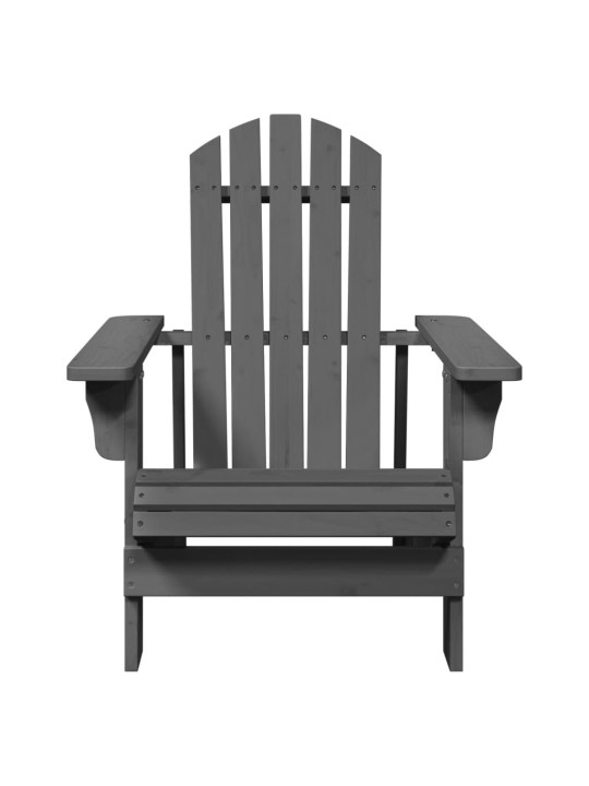 Židle Adirondack šedá 69 x 85 x 90,5 cm masivní jedle