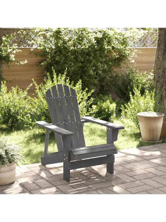 Židle Adirondack šedá 69 x 85 x 90,5 cm masivní jedle