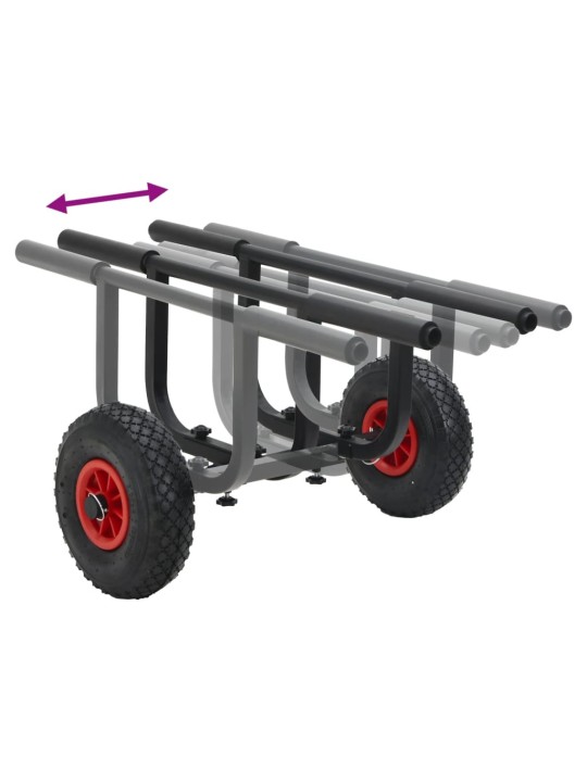 Vozík na kajak 90 kg hliník