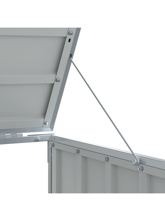 Box na 3 popelnice antracitový 216 x 81 x 115 cm ocel