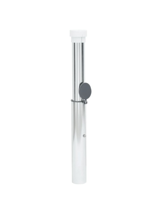 Zemní kotva pro slunečník pro tyč 40–50 mm stříbrná hliník