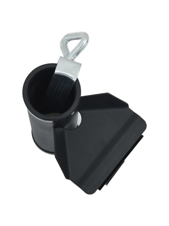 Svorky na slunečník na balkon 2 ks 25–38 mm ocel