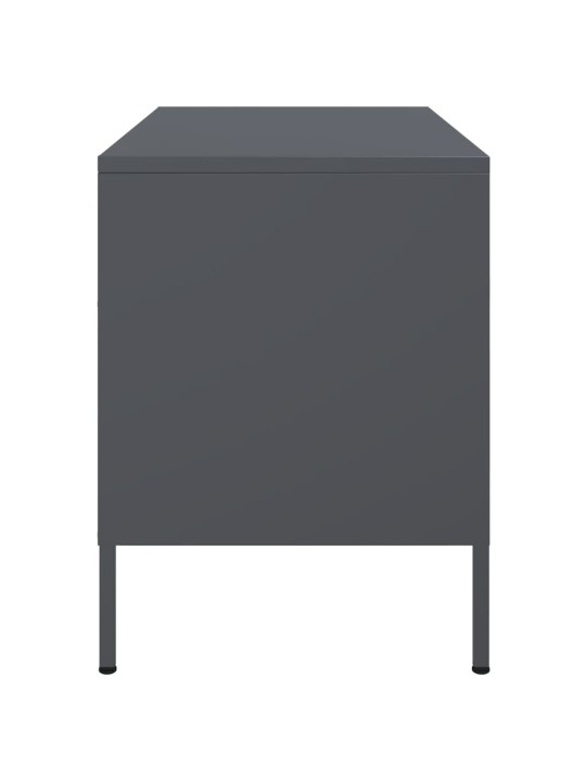 TV skříňky 2 ks antracitové 68 x 39 x 50,5 cm ocel