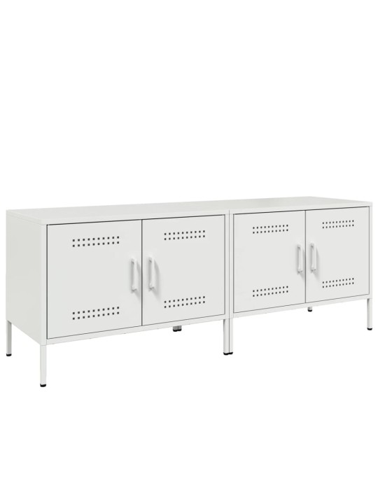 TV skříňky 2 ks bílé 68 x 39 x 50,5 cm ocel