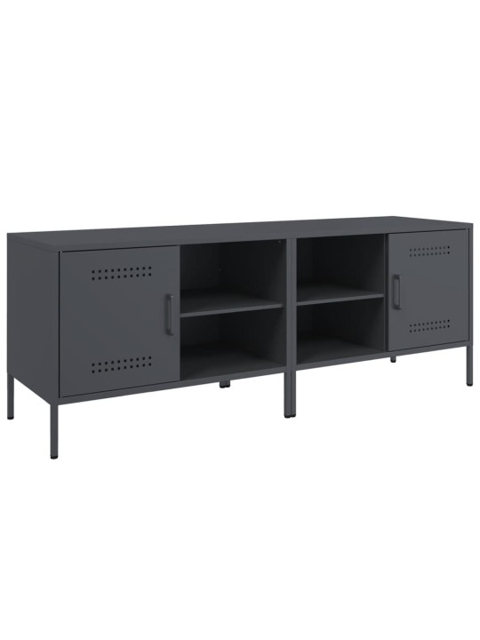 TV skříňky 2 ks antracitové 68 x 39 x 50,5 cm ocel