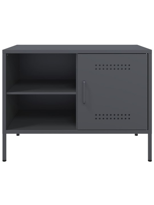 TV skříňky 2 ks antracitové 68 x 39 x 50,5 cm ocel