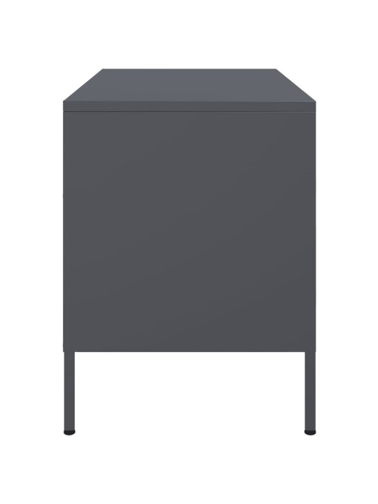 TV skříňky 2 ks antracitové 68 x 39 x 50,5 cm ocel