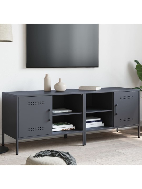 TV skříňky 2 ks antracitové 68 x 39 x 50,5 cm ocel