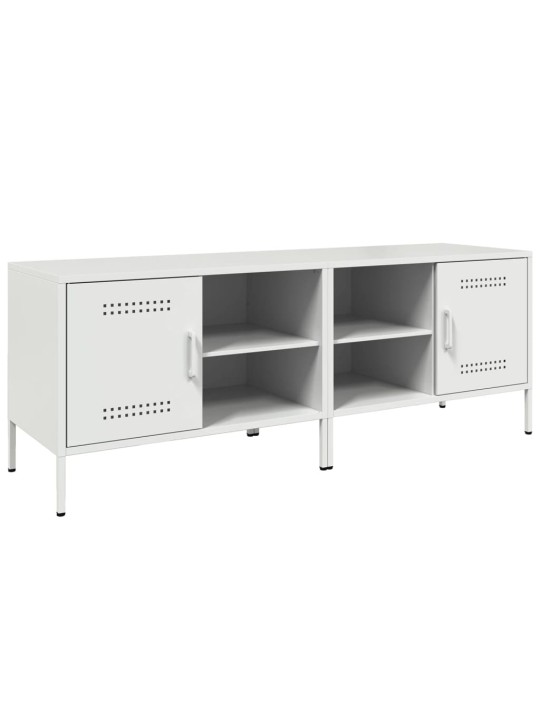 TV skříňky 2 ks bílé 68 x 39 x 50,5 cm ocel