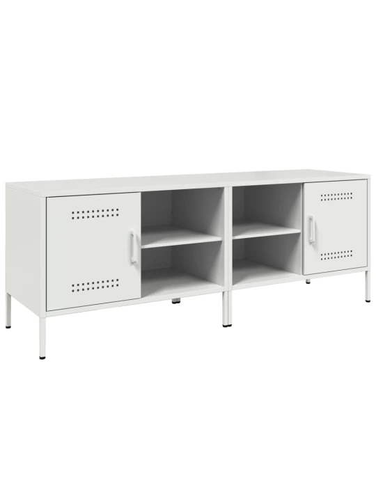 TV skříňky 2 ks bílé 68 x 39 x 50,5 cm ocel