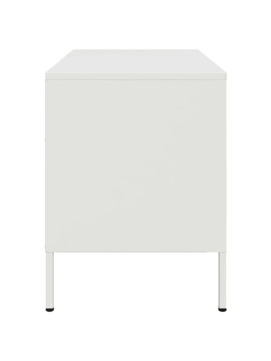 TV skříňky 2 ks bílé 68 x 39 x 50,5 cm ocel