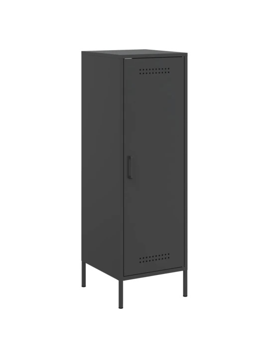 Skříň highboard černá 36 x 39 x 113 cm ocel