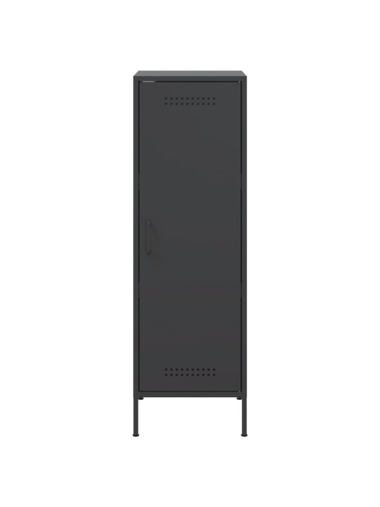 Skříň highboard černá 36 x 39 x 113 cm ocel