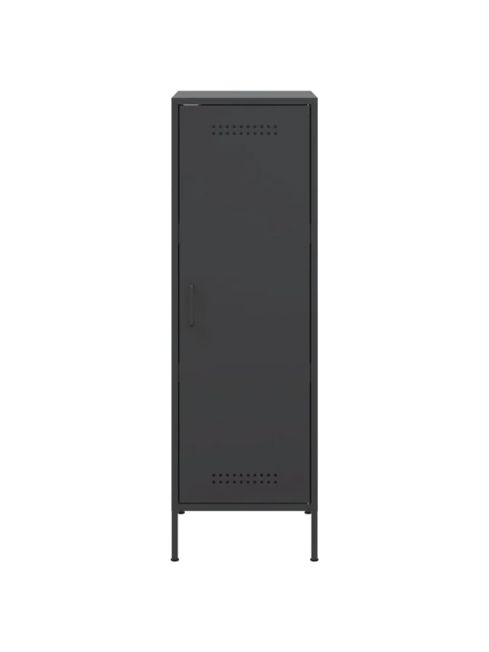 Skříň highboard černá 36 x 39 x 113 cm ocel