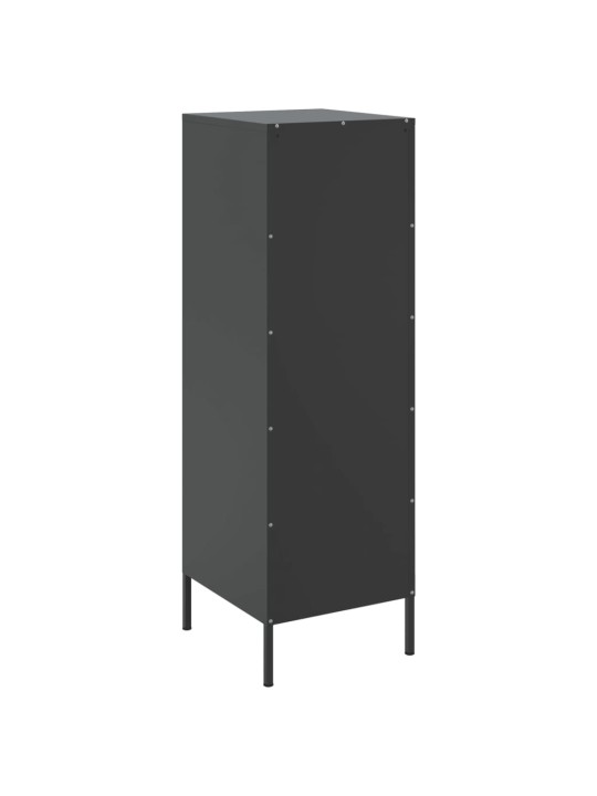 Skříň highboard černá 36 x 39 x 113 cm ocel