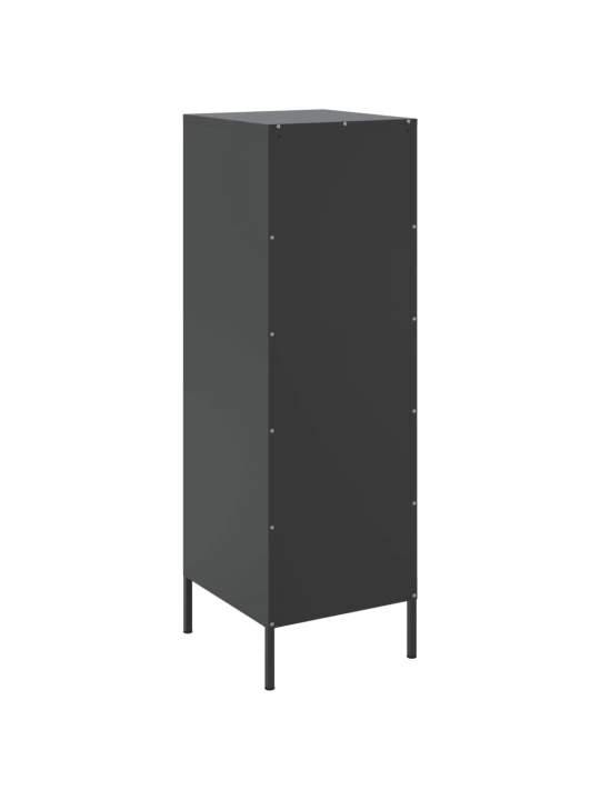 Skříň highboard černá 36 x 39 x 113 cm ocel