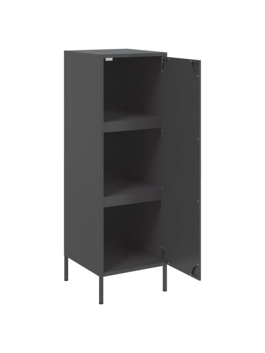 Skříň highboard černá 36 x 39 x 113 cm ocel
