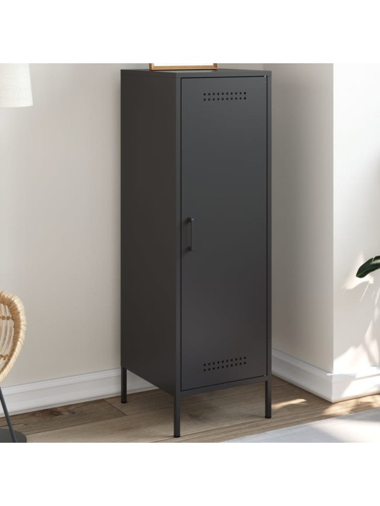 Skříň highboard černá 36 x 39 x 113 cm ocel