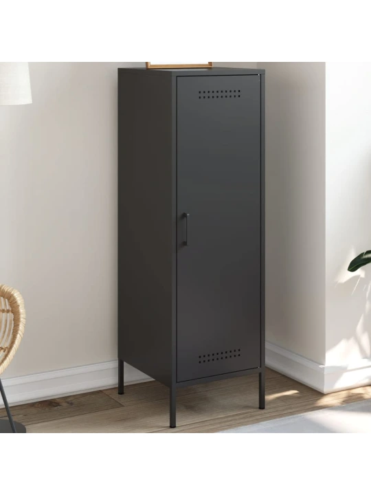 Skříň highboard černá 36 x 39 x 113 cm ocel