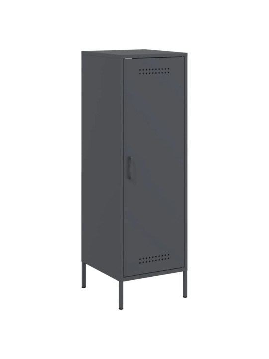 Skříň highboard antracitová 36 x 39 x 113 cm ocel