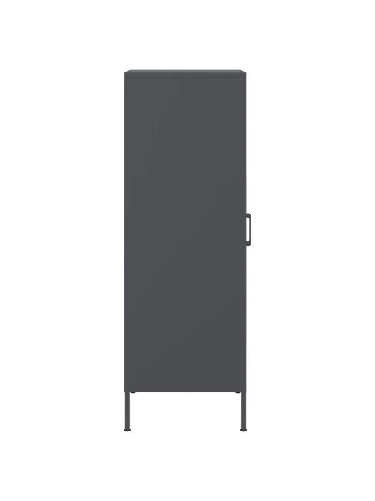 Skříň highboard antracitová 36 x 39 x 113 cm ocel